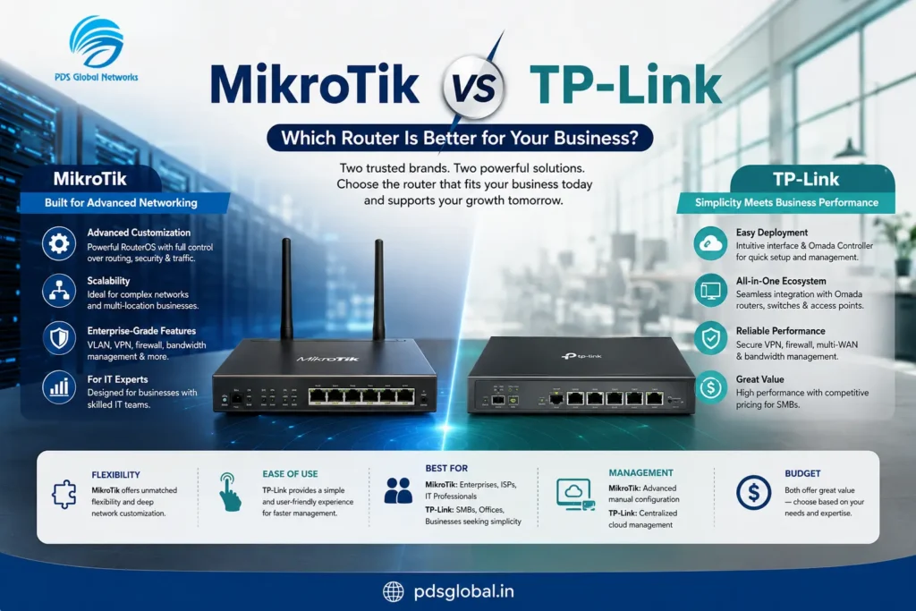 MikroTik vs TP-Link: Which Router Is Better for Your Business?