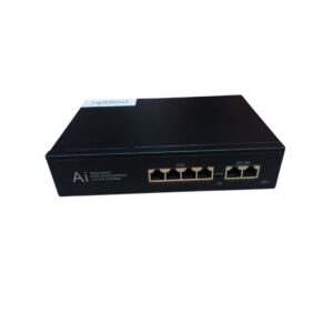 POE SWITCH 4+2 ALL GIGABIT