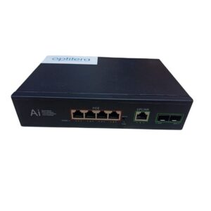 POE SWITCH 4E+2SFP+1