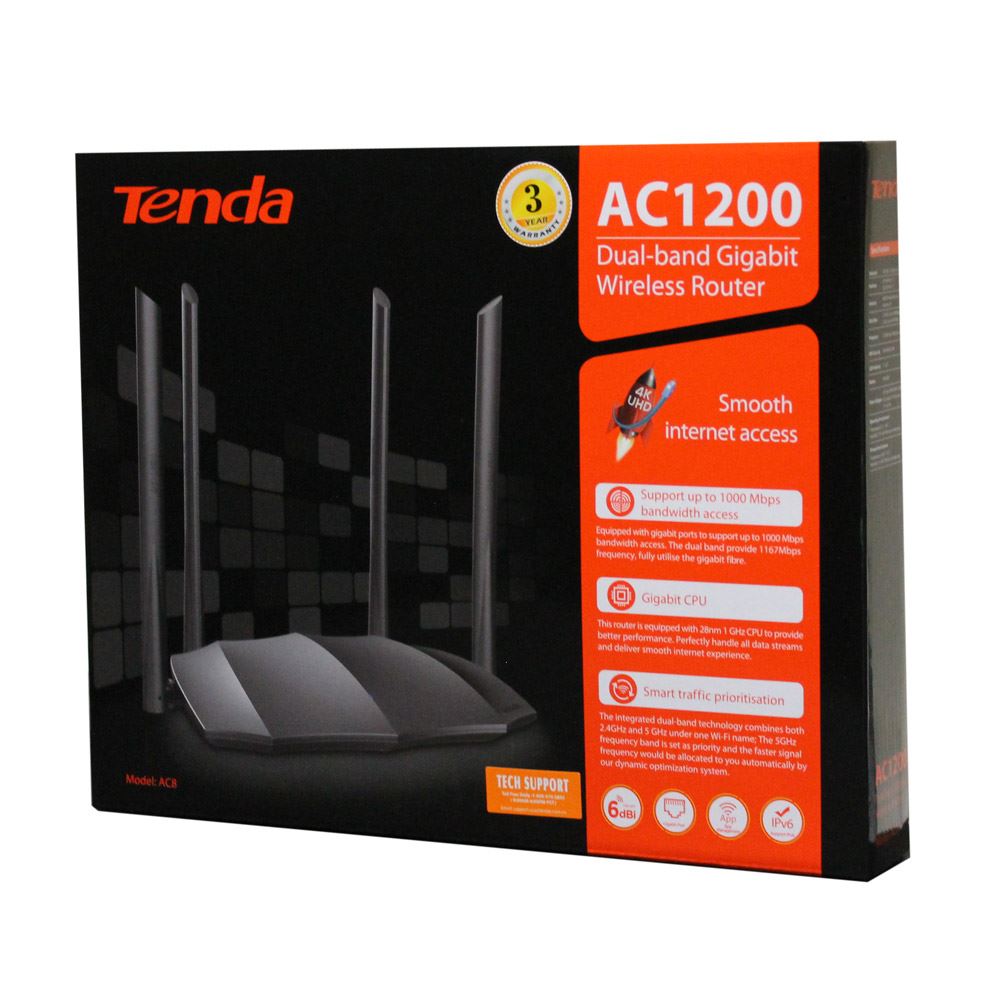 Tenda-AC8-AC1200-Dual-band-Gigabit-Wireless-Router0