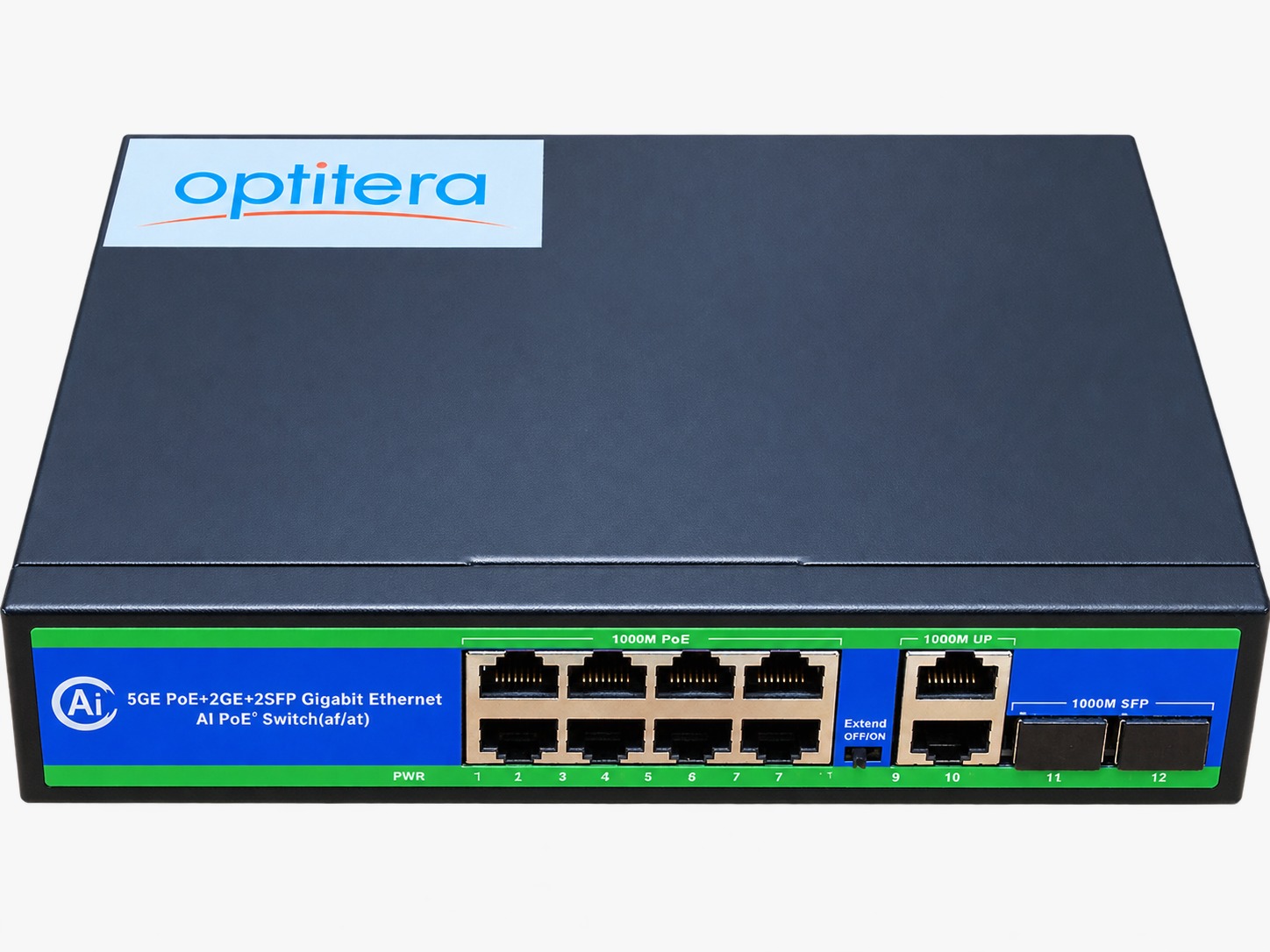 OPT-POE-SW-8G-2SFP OPTITERA POE SWITCH - Image 2